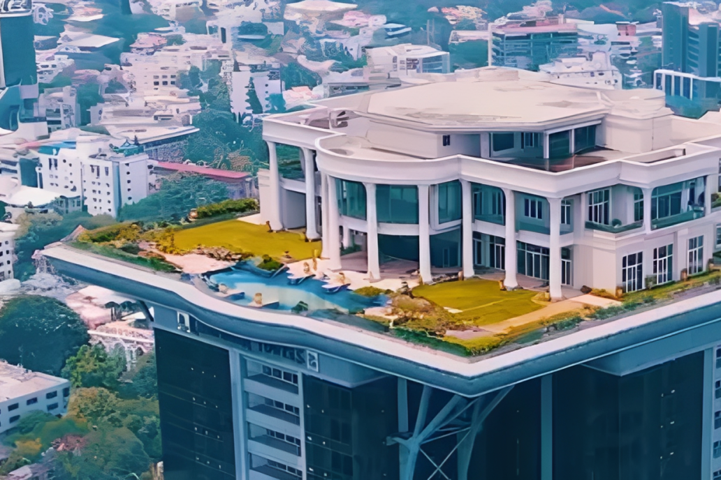 Dinh thự 27 tầng của siêu đại gia: 168 chỗ đỗ xe, 600 nhân viên phục vụ (ảnh 5)