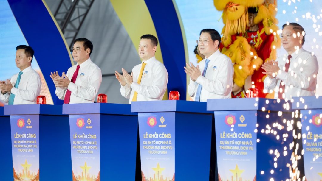Sun Group khởi công tổ hợp nhà ở, thương mại dịch vụ Trường Vinh tại trung tâm Nghệ An