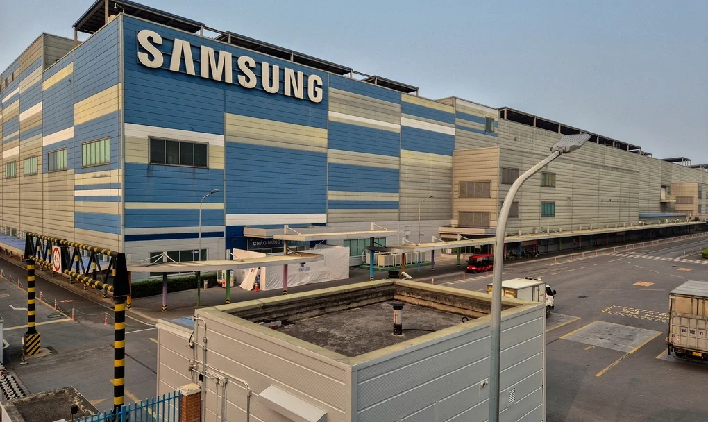Nhà máy Samsung Electronics Vietnam tại tỉnh Bắc Ninh ngày 3/4/2025. Ảnh: Reuters