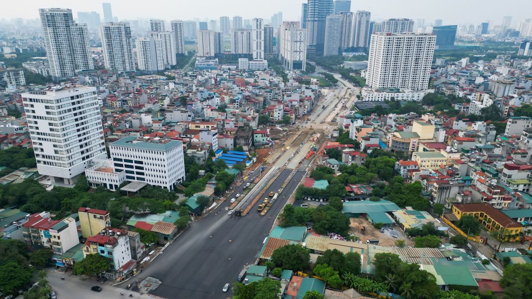 Vành đai 2,5 đoạn qua Xuân Đỉnh dự kiến thông xe kỹ thuật trước 30-9- Ảnh 1.
