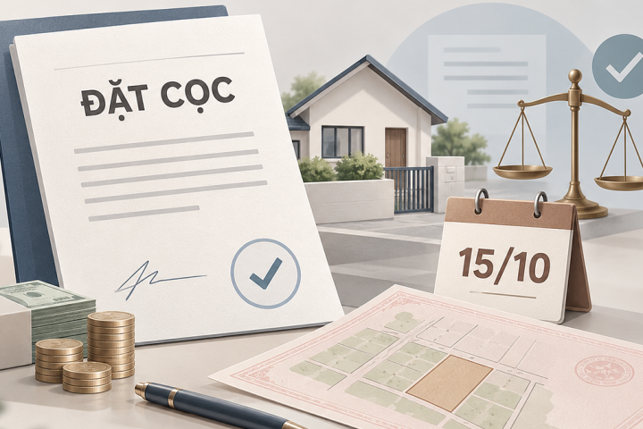Những lưu ý về đặt cọc từ 15/10